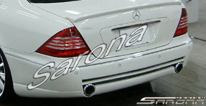 Custom Mercedes S Class Rear Bumper  Sedan (2000 - 2006) - $590.00 (Part #MB-016-RB)